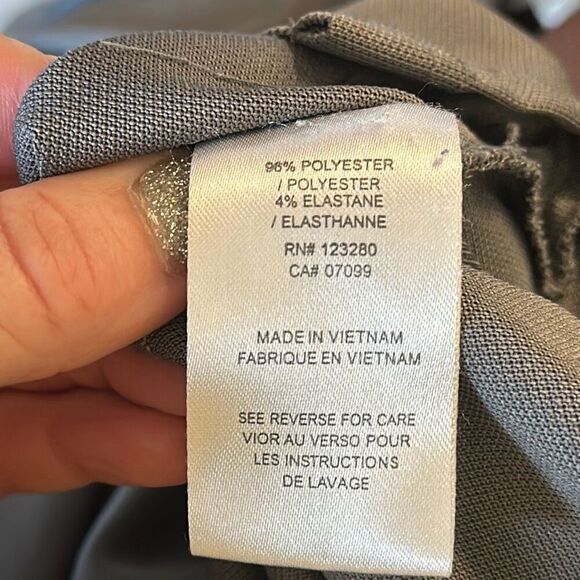 Travis Matthew Gray Striped Golf Polo Short Sleeve Shirt Mens M Medium - Picture 9 of 10